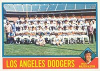 1976 Topps #46 Los Angeles Dodgers Team Baseball Card