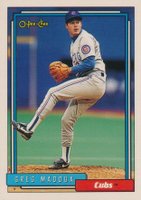1992 O-Pee-Chee #580 Greg Maddux Baseball Card