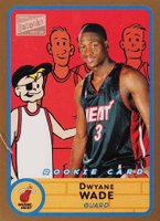 2003 Bazooka #280 Dwyane Wade Gold Basketball Card