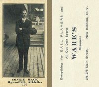 1916 Wares #107 Connie Mack Baseball Card