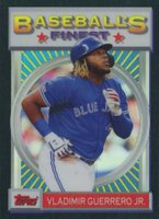 2020 Finest Flashbacks #198 Vladimir Guerrero Jr. Black Refractor Baseball Card
