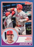 2018 Topps Update 1983 Topps Baseball #83-42 Mike Trout Blue Baseball Card