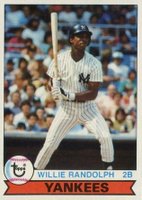 1979 Burger King Yankees #13 Willie Randolph Baseball Card