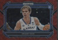 2023 Panini Prizm Draft Picks #84 Gradey Dick Variation-Red Choice Basketball Card