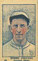 1921 Strip Card #28 Eddie Collins Baseball Card