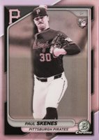 2024 Bowman Chrome #31 Paul Skenes Pearl Refractor Baseball Card