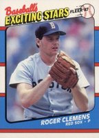 1987 Fleer Exciting Stars #11 Roger Clemens Baseball Card