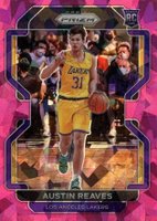 2021 Panini Prizm #165 Austin Reaves Pink Ice Basketball Card