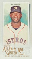 2020 Topps Allen & Ginter #118 Yordan Alvarez Mini-A & G Back Baseball Card