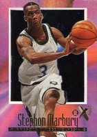 1996 Skybox E-X2000 #42 Stephon Marbury Basketball Card