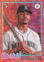 2022 Topps Archives #115 Julio Rodriguez Color Swap-Red Hot Foil Baseball Card