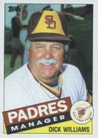 1985 Topps #66 Dick Williams Baseball Card
