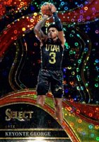 2023 Panini Select #295 Keyonte George Red Disco Basketball Card