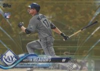2018 Topps Update #US34 Austin Meadows Gray Jersey-Gold Baseball Card