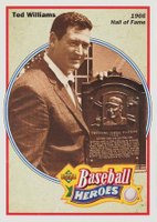 1992 Upper Deck Heroes Ted Williams #35 Ted Williams 1966-Hall of Fame Baseball Card