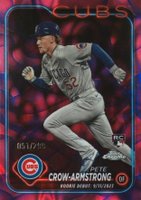 2024 Topps Chrome Update #USC158 Pete Crow-Armstrong Magenta/Purple Lava Lamp Baseball Card