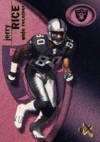 2001 Fleer E-X  #72 Jerry Rice Essential Credentials Now Football Card