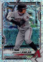 2021 Bowman Draft #BDC194 Jordan Lawlar Chrome-Sparkle Refractor Baseball Card