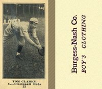 1916 Burgess-Nash Co. #33 Tom Clarke Baseball Card