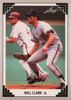1991 Leaf #238 Will Clark Baseball Card