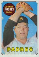 1969 Topps #659 Johnny Podres Baseball Card