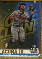 2019 Topps Update  #US220 Ronald Acuna Jr. Gold Baseball Card