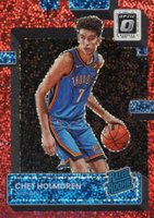 2022 Panini Donruss Optic #208 Chet Holmgren Red Sparkle Basketball Card
