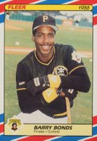 1988 Fleer Superstars #4 Barry Bonds Baseball Card