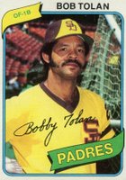 1980 Topps #708 Bob Tolan Baseball Card