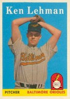 1958 Topps #141 Ken Lehman Baseball Card