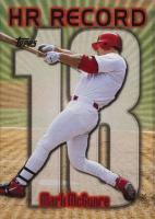 1999 Topps Home Run Record #220 Mark McGwire Home Run #18 Baseball Card