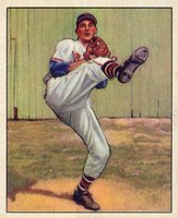 1950 Bowman #19 Warren Spahn Baseball Card