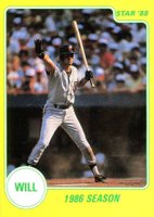 1988 Star Clark #4 Will Clark 1986 Season Baseball Card