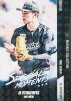2022 Marines Collection Roki Sasaki Special Moments #3STAR Roki Sasaki Clapping Baseball Card