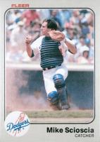 1983 Fleer #221 Mike Scioscia Baseball Card