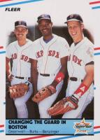 1988 Fleer Glossy #630 Changing the Guard in Boston Baseball Card
