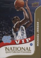 2010 Upper Deck National Convention VIP #VIP-5 Michael Jordan Basketball Card