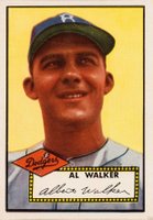 1952 Topps #319 Al Walker Baseball Card