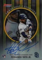 2019 Bowman's Best 1999 Franchise Favorites Autographs #FTJ Fernando Tatis Jr. Baseball Card