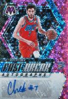 2023 Panini Mosaic Fast Break Autographs #FBCHT Chet Holmgren Pink Basketball Card