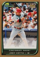2008 Bowman Draft Picks #BDP9 Joey Votto Gold Baseball Card