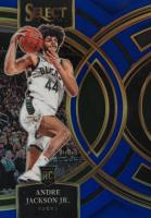 2023 Panini Select #134 Andre Jackson Jr. Blue Prizm Basketball Card