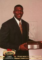 1992 Stadium Club  #192 Larry Johnson Basketball Card