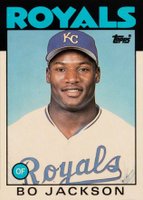 1986 Topps Traded Tiffany #50T Bo Jackson Baseball Card