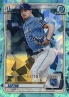 2020 Bowman Draft Chrome Sapphire Edition #BD14 Nick Loftin Aqua Baseball Card