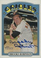 2021 Topps Heritage Real One Autographs #BR Brooks Robinson Baseball Card