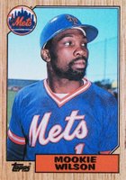1987 Topps #625 Mookie Wilson Baseball Card