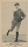 1917 Collins-McCarthy #39 George Dauss Baseball Card