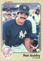 1983 Fleer #383 Ron Guidry Baseball Card