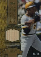 2013 Topps Chasing History Relics #RC Roberto Clemente Gold Baseball Card